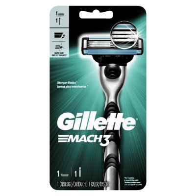 Gillette Mach3 Base Razor 1Up (Each)