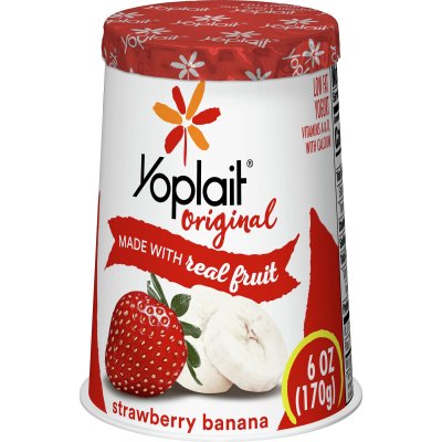 Yoplait Strawberry Banana 170G