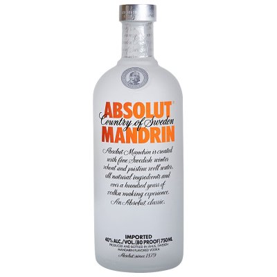 ABSOLUT VODKA MANDARN 750ML