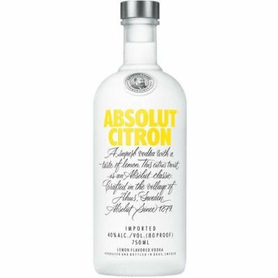 ABSOLUT CITRON VODKA 750ML