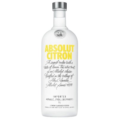 ABSOLUT VODKA CITRON 1L