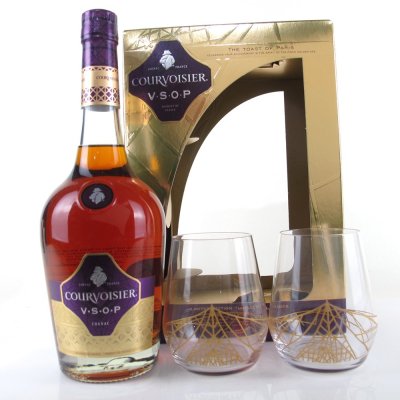 COURVOISIER VSOP GIFT PK 75CL