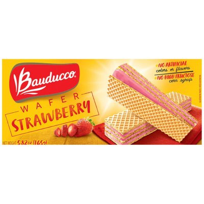 Bauducco Wafer Strawberry 160G
