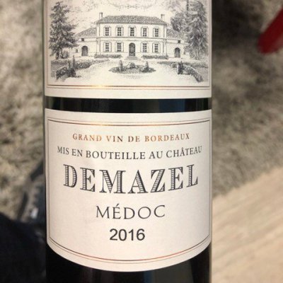 DEMAZEL MEDOC 2016 750ML