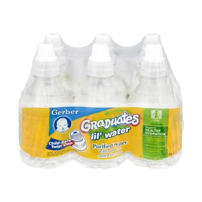 GERB BABY WATER 6PK 237ML