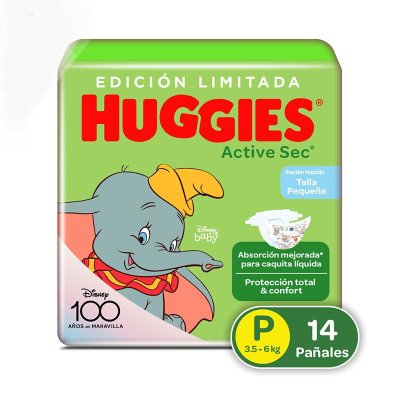 Huggies Activ Sec Sz1 Small 14X (Each)