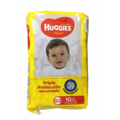Huggies Classic Lrg Sz3 10X (Each)