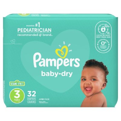 Pampers Baby Dry Sz3 32X (Each)