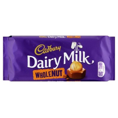 Cadbury Whole Nut Bar 120G