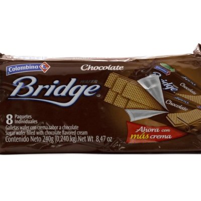 Colombina Bridge Chocolate Wafer 240G