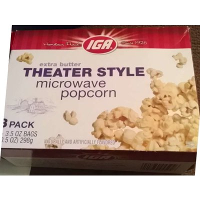 Iga Microwave Popcorn Theater 298G