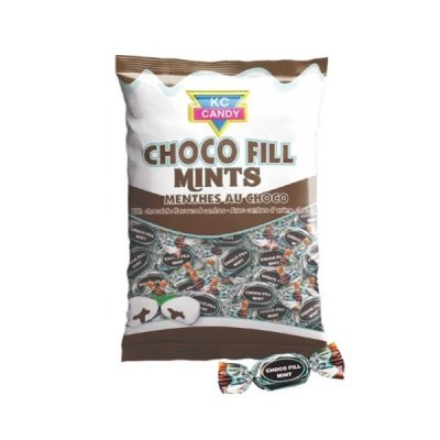 Kc Candy Chocolate Fill Mint 125G
