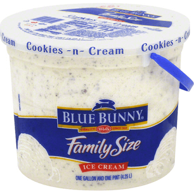 Blue Bunny Cookies n Cream Ice Cream 3.78L
