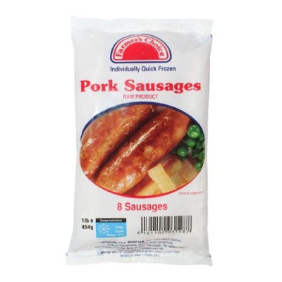 Cf Pork Sausage Chipolatas 454G