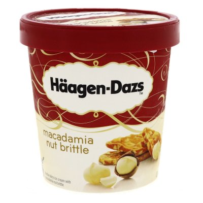 Haagen Dazs Macadamia Nut Brittle 473ML